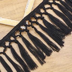 Jakarlı 11cm pamuk ipliği çevre dostu özel renkler asılı püskül dantel giyim ve ev aksesuarları için - Product Image 5