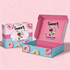 Cajas de Embalaje de Cartón Kraft para Alimentos, con Diseño de Logotipo Personalizado, Impresión de Grado Alimenticio, para Galletas, Pasteles, Pan, Repostería, Donuts, Macarons - Product Image 3