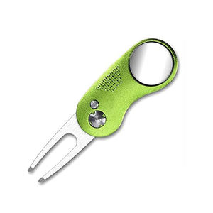 Outil de réparation de divots de golf, décapsuleur, marqueur de balle magnétique, marqueur de balle de golf personnalisé et outil de réparation de divots en métal, design usine - Product Image 5