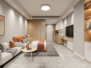 <span class=keywords><strong>Lit</strong></span> double moderne en bois sur mesure, taille Queen, avec <span class=keywords><strong>armoire</strong></span> et canapé intégrés, idéal pour hôtel, appartement, condo, chambre à coucher. - Product Image 1