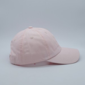 Gorra de Béisbol de 6 Paneles Rosa Fresa de Algodón, Suave, con Bordado Personalizado y Botón Superior, Estilo Deportivo, ¡Venta Caliente! - Product Image 3