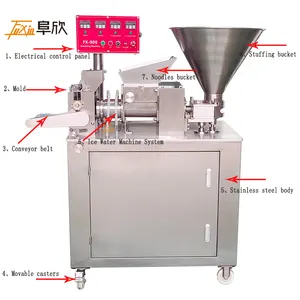 Machine de fabrication automatique de boulettes de tortellini momo électrique/Machine de fabrication de rouleau de printemps patti empanada samosa