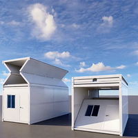 Meilleures ventes : Maison conteneur pliable sur mesure de 20 pieds, maison mobile préfabriquée à faible coût