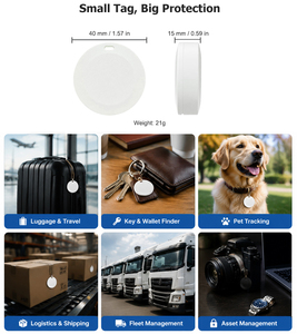 Traceur BLE personnalisable avec logo pour enfants, véhicules, animaux de compagnie, étiquette de sécurité, suivi longue portée, compatible Android et <span class=keywords><strong>Apple</strong></span> - Product Image 5