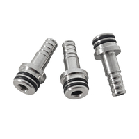Accessoires de raccordement en acier inoxydable et en laiton pour tuyau flexible tressé, formes d'interface multiples, tuyau de plomberie de cuisine, toilette