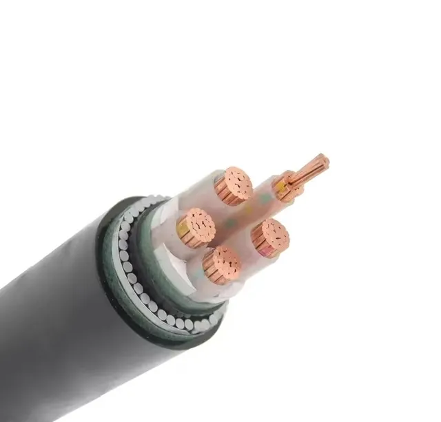 YJV YJV22 XLPE Insulated Armored Copper Power Cable 1kV-36kV Underground Electrical Distribution Cable Copper Underground Power