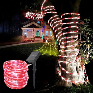 Guirlandes lumineuses solaires à <span class=keywords><strong>LED</strong></span> pour <span class=keywords><strong>extérieur</strong></span>, imperméables, décoration de jardin, Noël, fête, paysage, éclairage de vacances - Product Image 1