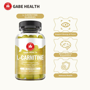 Sugar Free L-Carnitine Chewy Supplement Gummies Improve Athletic Endurance Reduce <b>Post</b>-workout Muscle Fatigue for Adults - Product Image 3