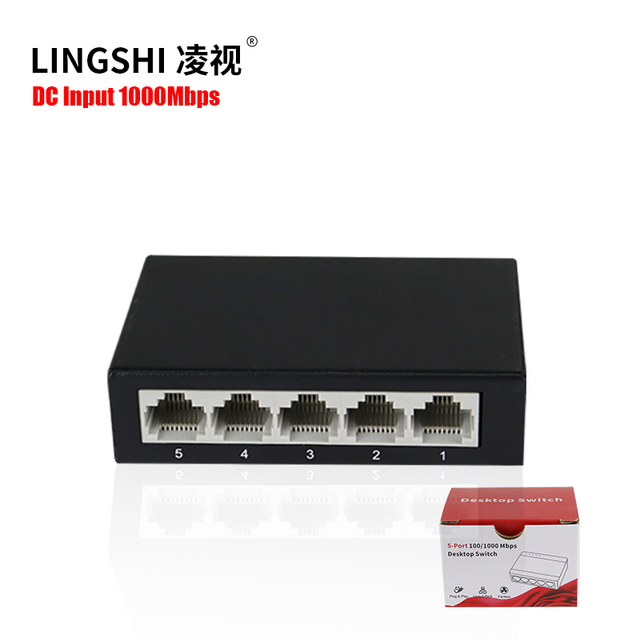 5 Port Gigabit Full Pin Ethernet Switcher Lan Hub With Full-duplex Switch Network Switches Product