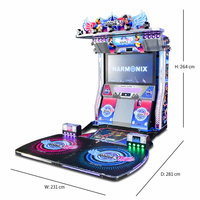 Nouvelle machine d'arcade de danse musicale à pièces - Jeu de danse Just Dance en intérieur pour le marché américain et canadien