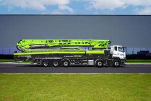 Preiswerter Zoomlion 70m 70X-6RZ Bauvorhaben lkw-montierte mobile Betonpumpe mit Ersatzteilen - Product Image 3