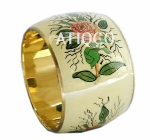 Индийский латунный металлический модный браслет Уникальный железный браслет с цветочным принтом металлический браслет классический браслет лучшая цена современный браслет