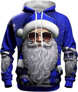 <span class=keywords><strong>Sudadera</strong></span> CON CAPUCHA DE Navidad para hombre, moda transfronteriza de Otoño Invierno, novedad, <span class=keywords><strong>sudadera</strong></span> holgada de lana 3D para Dropshipping - Product Image 3