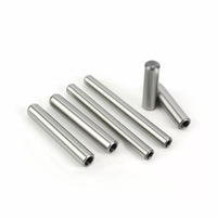 Cnc Machining Internal Thread Fasteners Stainless Steel Dowel Pins Bright Finish 1/8 Head Diameter Cylindrical Head Straight Bar