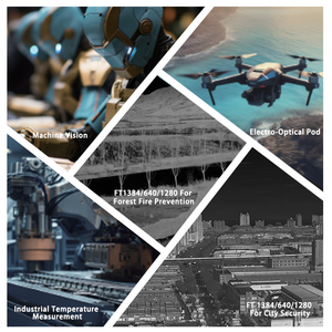 Infiraiy 640x512 50Hz uncooled hồng ngoại Core 4.1mm 13mm 19mm Flir radiometric nhiệt máy ảnh mô-đun cho tầm nhìn ban đêm hình ảnh - Product Image 3