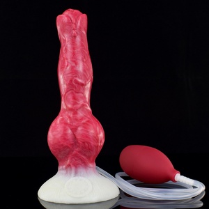 Vibratore a Forma di Pene di Lupo per Masturbazione Maschile e Femminile con Spruzzo d'Acqua HS-5028ZS per Adulti - Product Image 3