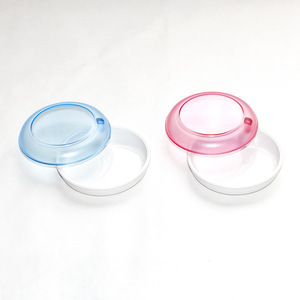 HUIYA Dental Retainer Case <b>Pink</b> And Blue Rotating Storage For Oral Therapy Equipment - Product Image 1