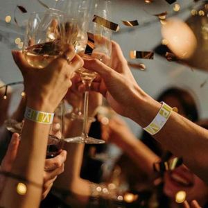 Bracelets Tyvek personnalisés pas chers, jetables, imperméables, en papier, pour enfants, pour l'entrée des parcs de jeux, bracelet d'identification pour activités - Product Image 6