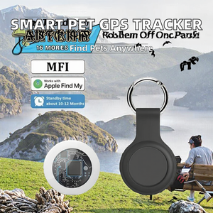 Nouveau design Traceur GPS Wi-Fi en plastique pour animaux de compagnie, anti-perte, pour extérieur, localisateur de chien, porte-clés - Product Image 2
