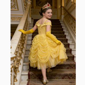 Abito da Principessa Colore Giallo <span class=keywords><strong>Costume</strong></span> per Bambina - Product Image 6