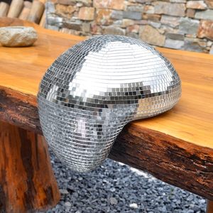 Boule miroir réfléchissante artisanale en gros, décoration esthétique pour étagère, boule disco effet fondu pour chambre, bureau, décoration intérieure - Product Image 3