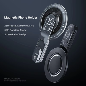 Soporte de escritorio móvil de aleación de aluminio Rotación de 360 ° para soporte de teléfono de descompresión - Product Image 2
