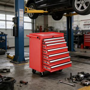 Armoire à outils <span class=keywords><strong>en</strong></span> métal robuste à 7 tiroirs, personnalisable <span class=keywords><strong>en</strong></span> OEM, directement de l'usine, pour usage <span class=keywords><strong>en</strong></span> <span class=keywords><strong>garage</strong></span> - Product Image 6