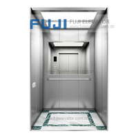 Ascenseur pour passagers FUJI, petit modèle, sans engrenages, en acier inoxydable 304, pour villa résidentielle, ascenseur domestique