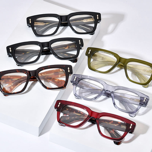 Biểu Tượng Tùy Chỉnh Acetate Kính Phụ Nữ <span class=keywords><strong>2026</strong></span> Mới Thiết Kế Thương Hiệu Vuông Kính Khung Người Đàn Ông Dày Kính Kính Kính Quang Học - Product Image 6