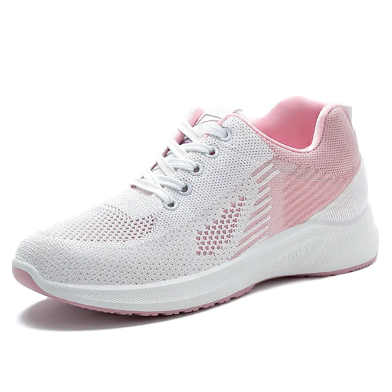 G-2212 Last Ladies Shoes Casual Running Women's Breathable Tennis Knit Sneakers Walking Style Shoes for Women b