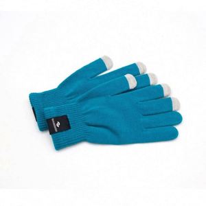 Gants en acrylique tricotés pour adultes, chauds pour l'hiver, compatibles écran tactile, écologiques et doux, avec logo personnalisé imprimé, prix OEM abordable - Product Image 1
