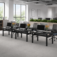 Table de bureau modulaire Offre Spéciale à hauteur réglable cadre de levage électrique bureau de jeu Design moderne bureau debout prix d'usine