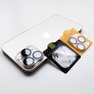 Protecteur de caméra à couverture complète pour iPhone 13 <span class=keywords><strong>pro</strong></span> max Verre trempé pour iPhone 13 Flash <span class=keywords><strong>Circle</strong></span> protecteur d'objectif de caméra - Product Image 1