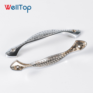 Modern <strong>Gold</strong> Zinc Alloy Kitchen Cabinet <strong>Door</strong> Pull 96mm Size Drawer Handle <strong>Knobs</strong> VT-01.060 for Wardrobe and Dresser Use - Product Image 6