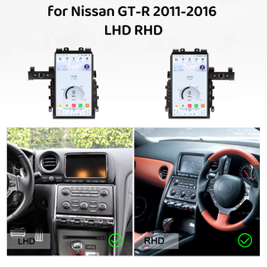 13.6 ''autoradio à écran Vertical pour <span class=keywords><strong>Nissan</strong></span> GTR GT-R R35 2011-2016 Android Navigation GPS stéréo Autoradio multimédia CarPlay 4G - Product Image 2