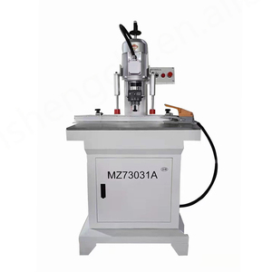 Perforadora de bisagra de un solo cabezal sin polvo 3 en 1 con motor para carpintería Perforación de panel de puerta de alta productividad - Product Image 5