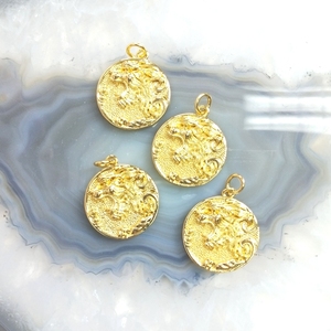 Venta al por mayor moda <span class=keywords><strong>Rock</strong></span> Punk estilo cabeza de león colgante collar hombres pulsera <span class=keywords><strong>DIY</strong></span> Latón chapado en oro con circón precio de fábrica - Product Image 2