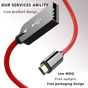 Cable Micro USB V8 de 1m con Trenzado de Nailon, Carga Rápida, PVC, Cobre Puro, Blindaje Trenzado, USB-A Macho a Micro Macho para Datos de Computadora - Product Image 2