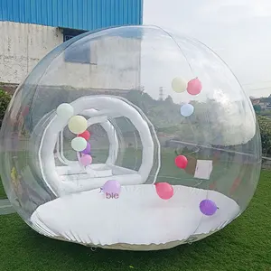 Tienda de cúpula transparente comercial al aire libre tienda de burbujas inflable para la venta