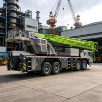 Grue hydraulique d'occasion de 100 tonnes, flèche à 6 sections de 60,5 m, châssis 8x4, moteur de 316 kW pour levage industriel lourd