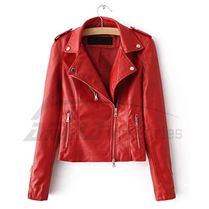Factory Manufacturer <b>Women</b> Crop <b>Jacket</b> Good Quality Leather Crop <b>Jacket</b> - Product Image 5