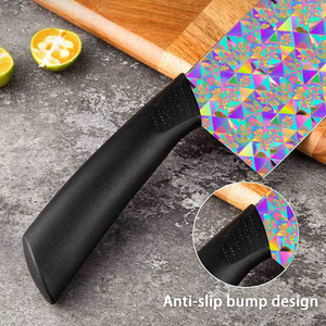 Ensemble de couteaux de cuisine en céramique populaire de 7 pièces, couteaux de chef tranchants, manches en plastique, durables, écologiques, livraison rapide - Product Image 6
