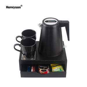 Honey son neues Luxus Design Hotel elektrische Wasserkocher Schublade Tablett Set - Product Image 3