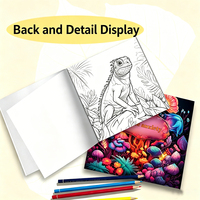 Carnet de coloriage épaissi pour enfants, personnalisé, avec motifs de dessins animés à remplir, cadeau éducatif