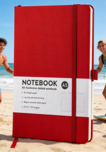 Carnet de notes personnalisé en cuir PU à couverture rigide avec pages lignées et points, agenda 2026, journal, cadeau - Product Image 4