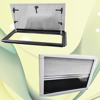 Fenêtre de poussée pour camping-cars et camping-cars Teardrop Trailer Car Window