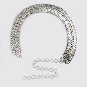 Rhinestone Crystal <b>Chain</b> Embellished Metal Iron Women's Stylish Wedding Sash Waist <b>Chain</b> <b>Belt</b> Customized Color Size High Quality - Product Image 3
