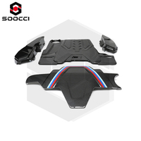 Kit de couvercle de compartiment moteur en fibre de carbone sèche pour BMW F90 M5 F91 F92 F93 M8 ECU Capot terminal de batterie Couvercle d'admission de compartiment moteur