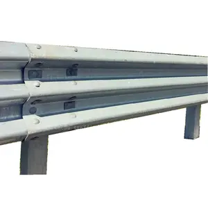 Thrie-Beam-Geländer für Straßen-Absturz-Schutzgeländer Autobahnzaun mit aktualisiertem Preis