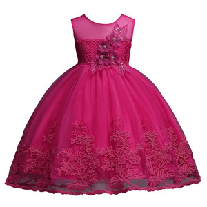 Robe de fête d'anniversaire pour filles de style européen, robe blanche pour enfants pour les mariages, vêtements d'été pour filles de 6 ans - Product Image 3